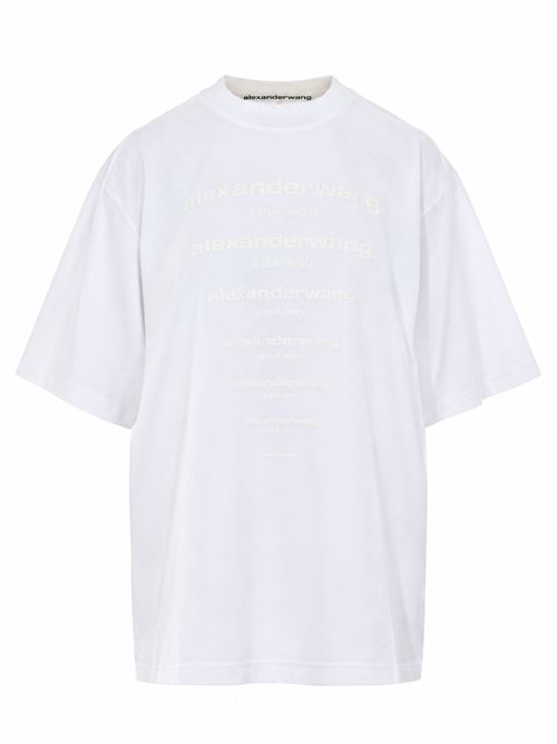 T-shirt con logo ALEXANDER WANG | UCC3261924120